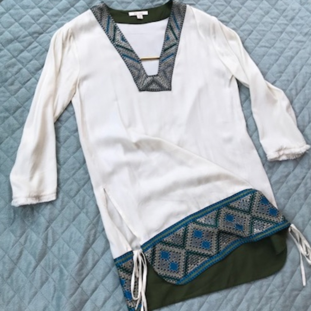 Ella Moss cream tunic top